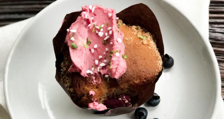 Epres-vaníliás muffin recept