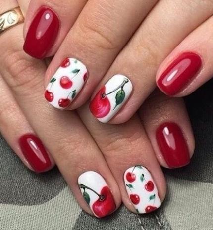 Top10: gyümölcsös köröm minta ötlet