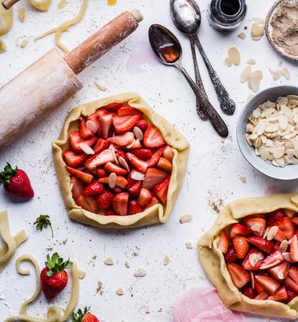 Nyári gyümölcsös galette recept