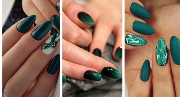 Top10: smaragdzöld manikűr ötletek őszre