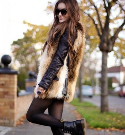 Stílusiskola: elő a műszőrme mellényekkel