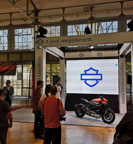 Az elektromos Harley-Davidson hazánkban is bemutatkozott