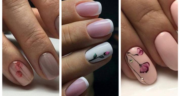 Top10: kifinomult manikűr ötletek virág mintával