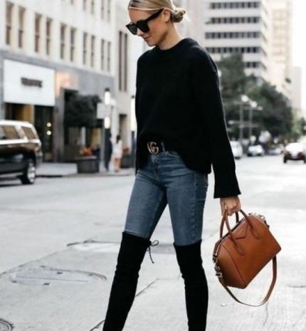 Stílusiskola: így viselj ősszel combcsizmákat