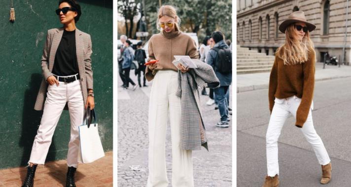 Stílusiskola: így viselj ősszel fehér nadrágokat