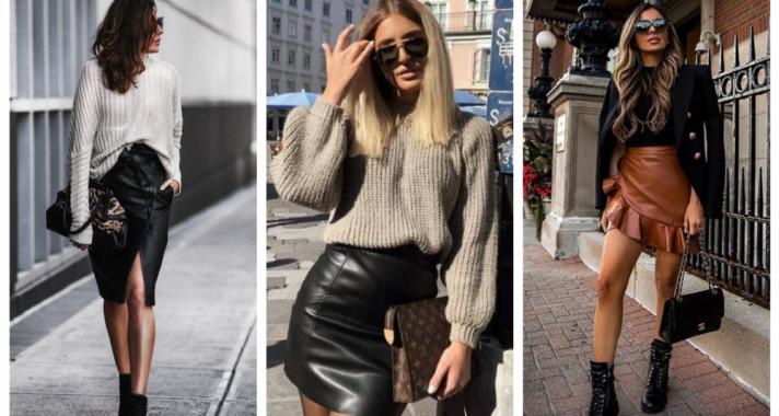 Stílusiskola: így lehetsz csinos ősszel bőrszoknyákban