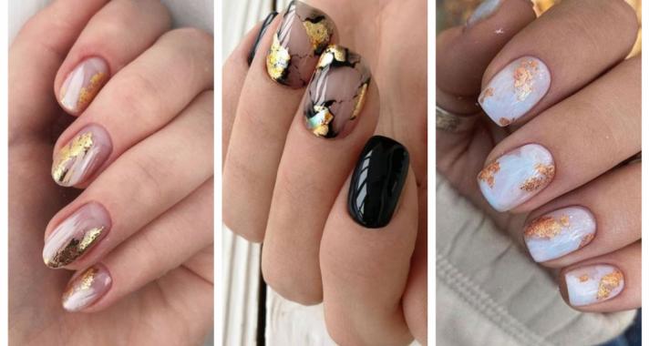 Top10: Csodás őszi manikűr ötletek egy kis arannyal