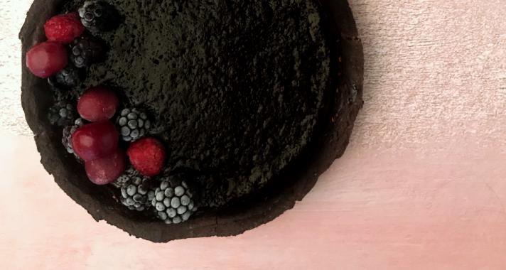 Sült csokoládékrémes tart