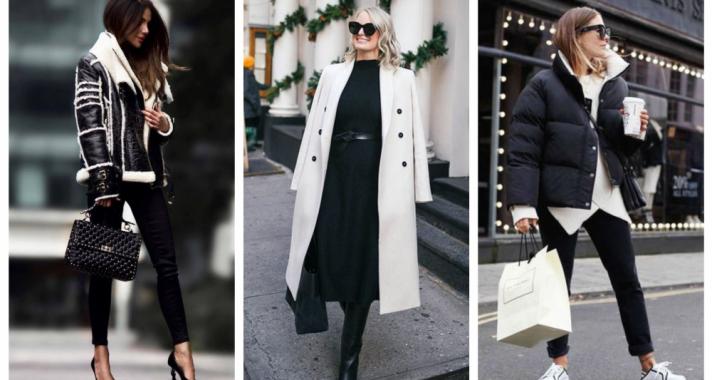 Stílusiskola: így viselj télen klasszikus fekete-fehér szetteket