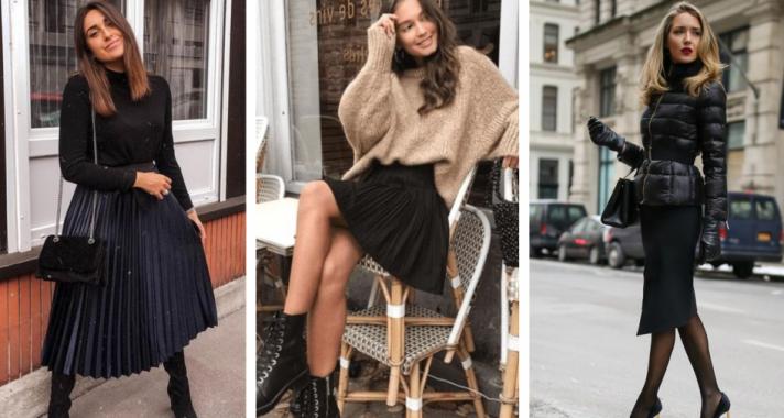 Stílusiskola: így viselj télen fekete szoknyákat
