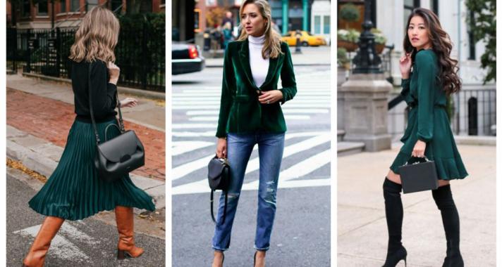 Stílusiskola: karácsonyi outfitek smaragdzölddel