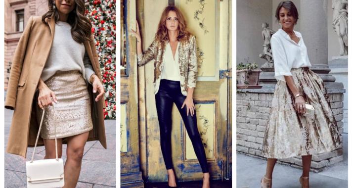 Stílusiskola: karácsonyi outfitek arannyal