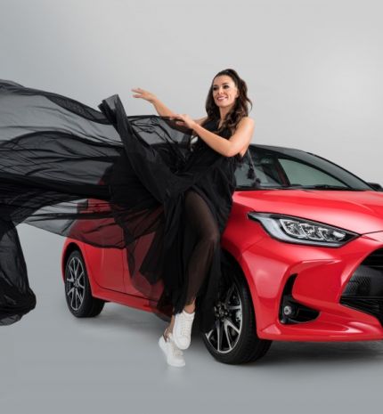 Molnár Andi a lesz a vadonatúj Toyota Yaris márkanagykövete