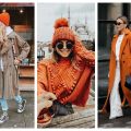 Stílusiskola: téli outfit ötletek narancssárgával
