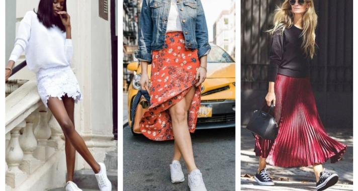 Stílusiskola: így viselj tavasszal sportcipőket szoknyákkal