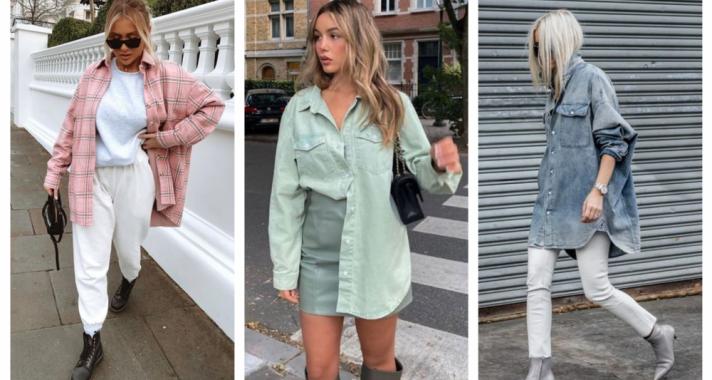 Stílusiskola: tavaszi outfitek oversize ingekkel