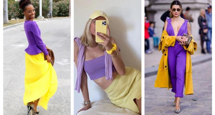 Stílusikola: viselj lilát sárgával