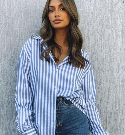 Stílusiskola: kék-fehér csíkos ruhadarabok nyárra
