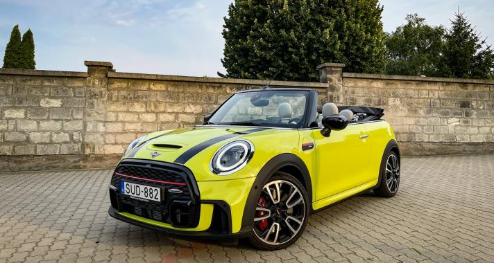 Csak az élvezet végett – Mini JCW Cabrio 2021