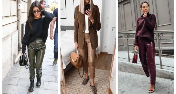 Stílusiskola: így viselj bőrnadrágokat ősszel