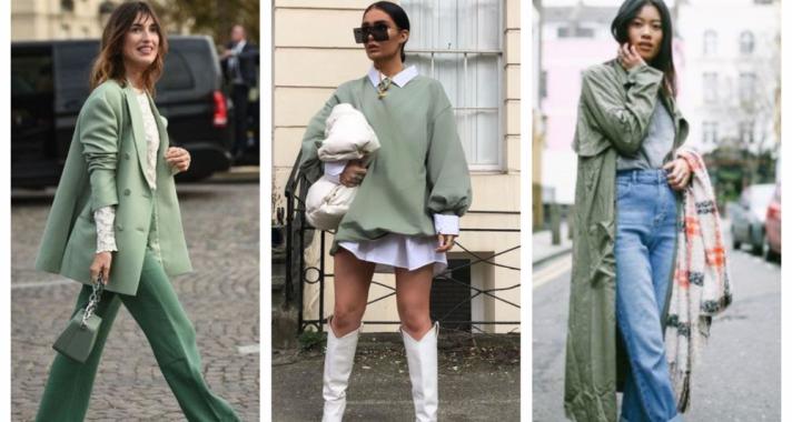 Stílusiskola: így viseld ősszel a zsályazöld színt