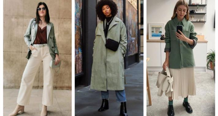 Stílusiskola: így viseld ősszel a zsályazöld színt