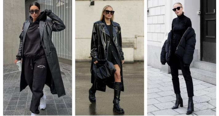 Stílusiskola: fekete szettek télre