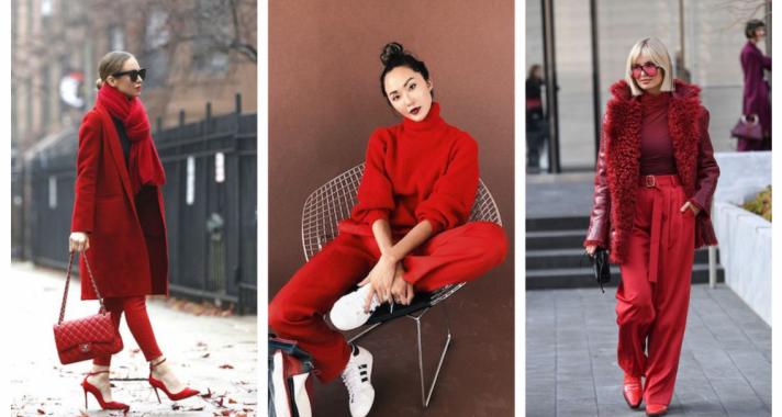 Stílusiskola: viselj teljesen piros outfiteket