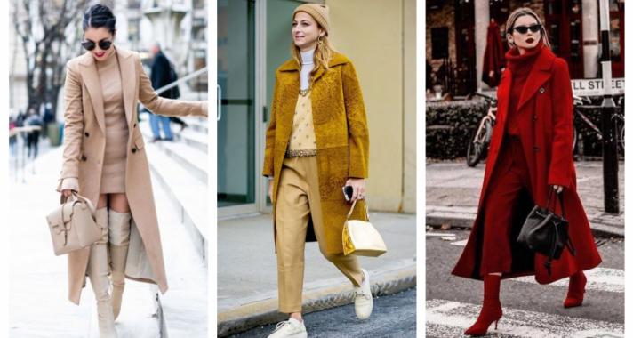 Stílusiskola: egyszínű outfitek a téli szezonra