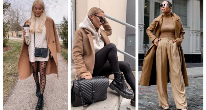 Stílusiskola: téli outfit ötletek a csodás teveszínnel