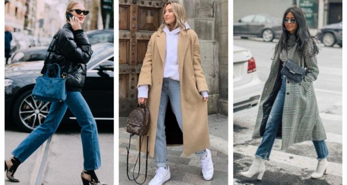 Stílusiskola: a legjobb téli outfitek farmernadrágokkal