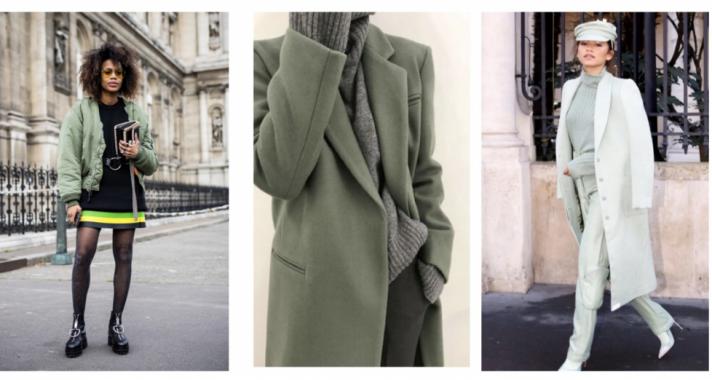 Stílusiskola: így viseld télen a csodás zsályazöld színt