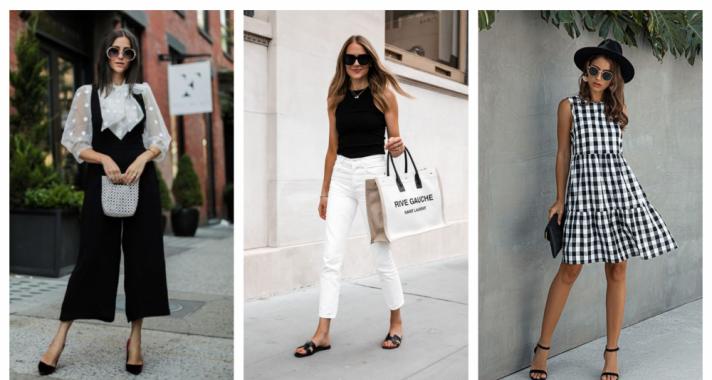 Stílusiskola: a legjobb nyári fekete-fehér outfitek
