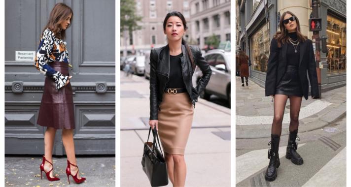 Stílusiskola: így viselj (mű)bőrszoknyákat