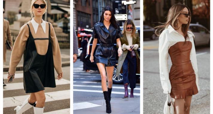 Stílusiskola: idén ősszel viselj bőrruhákat