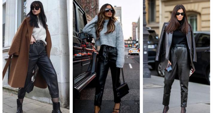 Stílusiskola: így viselj ősszel bőrnadrágokat