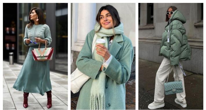 Stílusiskola: így viseld télen a csodás zsályazöld színt