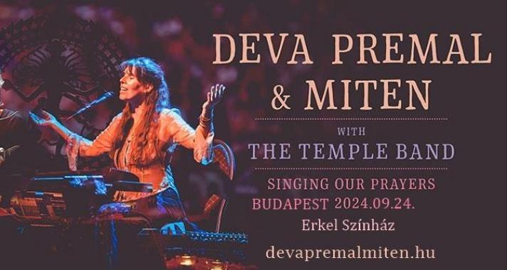 Deva Premal és Miten őszi koncertturnéjának egyik állomása 5 év kihagyás után ismét Budapesten lesz