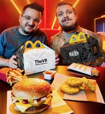 Magyarország egyik legnépszerűbb tartalomgyártó párosának kedvenceit kóstolhatják meg a rajongók a hazai McDonald’s-ban: Ez a TheVR Mekis kedvence