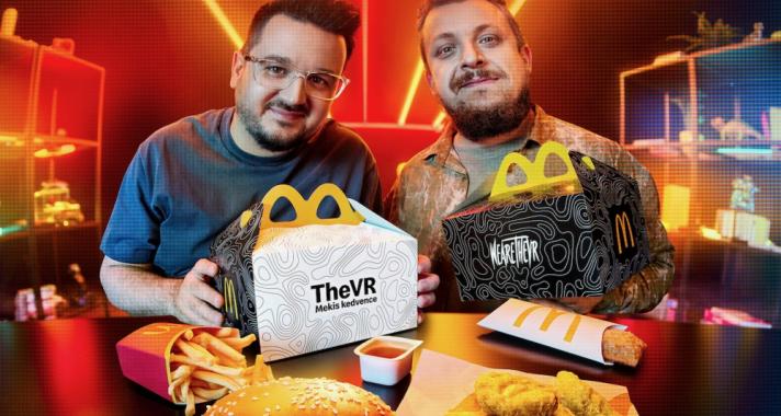 Magyarország egyik legnépszerűbb tartalomgyártó párosának kedvenceit kóstolhatják meg a rajongók a hazai McDonald’s-ban: Ez a TheVR Mekis kedvence