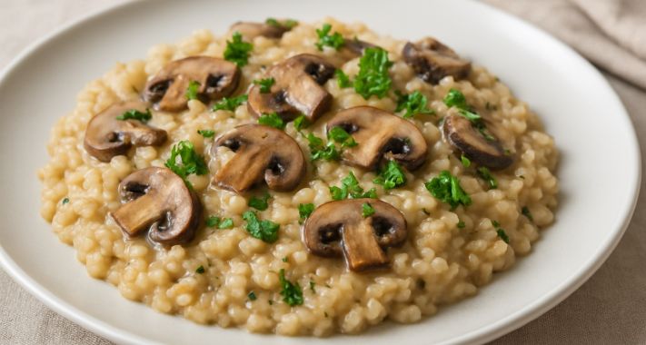 Krémes gombás risotto – igazi éttermi élmény otthon