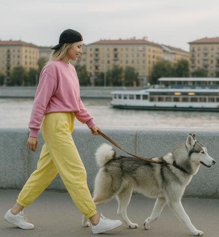 Kutyával a város ritmusában