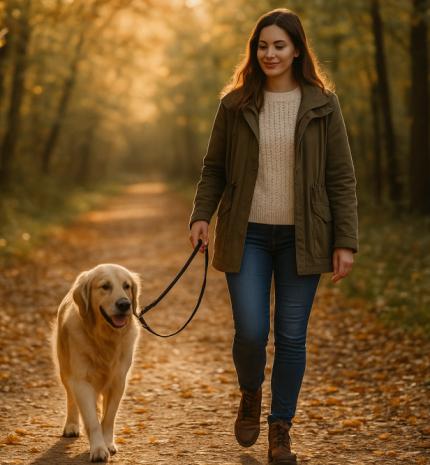 Biztonságos őszi séták kutyával – állatorvosi tanácsok a Vetrix Vet Biatorbágy rendelőtől