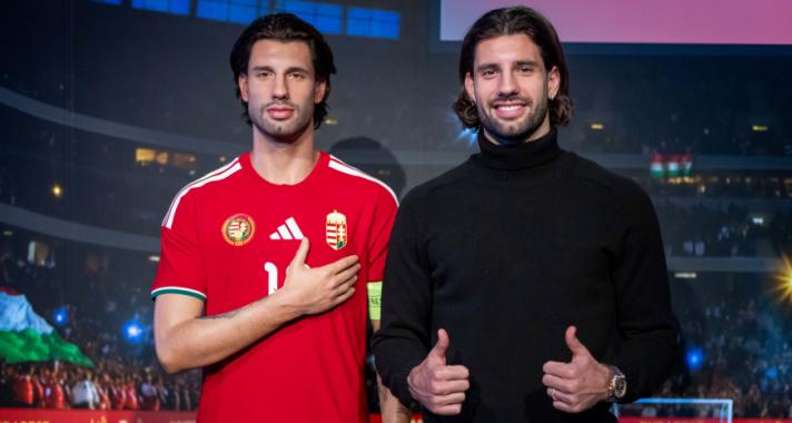 Átadták Szoboszlai Dominik viaszfiguráját a Madame Tussauds Budapest produkcióban