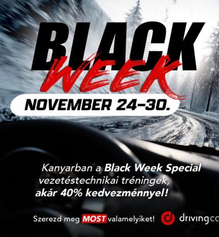 Black Weekend a Drivingcampen: kedvezményes tréningek a téli szezonra
