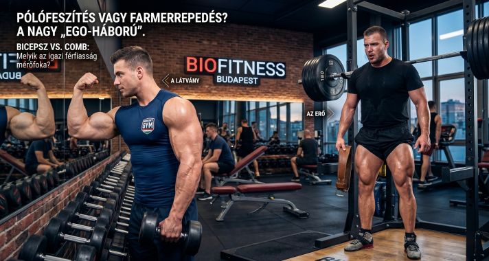 Pólófeszítés vagy Farmerrepedés? – A nagy „Egó-háború” a konditeremben