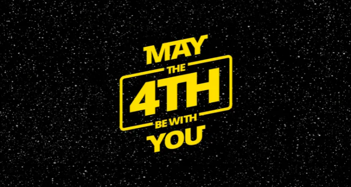 May the 4th be with you!, vagyis Május negyedike legyen veled!