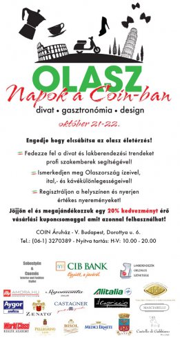 Olasz Napok a Coinban