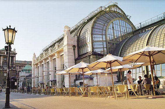 Ebéd a bécsi pálmák tövében