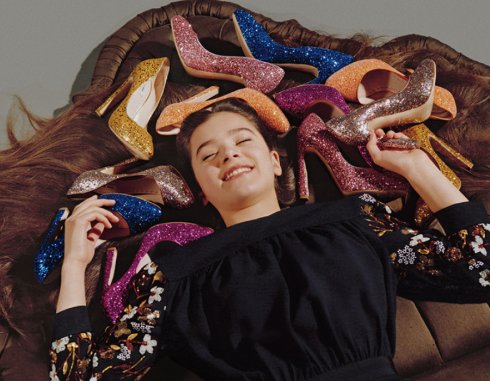 Miu Miu csillogó topánjai